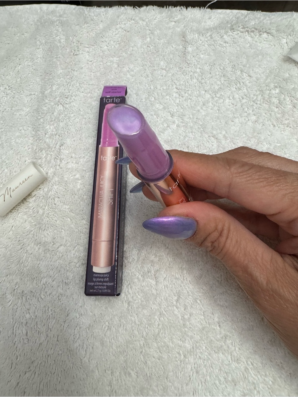 tarte Maracuja Juicy Shift self-starter Lip Plump — Pink - Picture 3 of 4